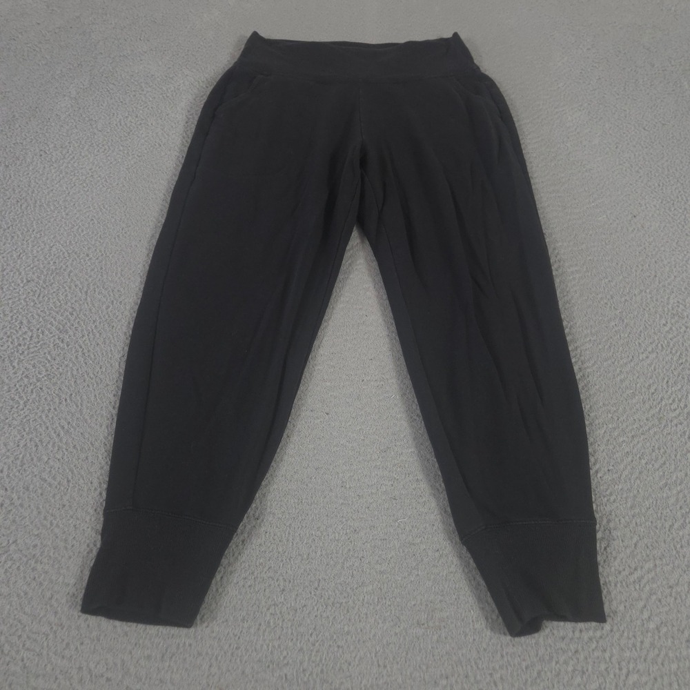 Athleta Sweatpants Womens Medium Petite Black Coaster Luxe Jogger Tencel Soft